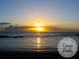 Connie Hanks Photography // ClickyChickCreates.com // horizon sunset photo in Oahu, Hawaii
