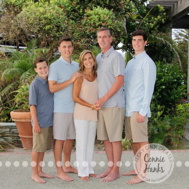 Connie Hanks Photography // ClickyChickCreates.com // family beach photos, San Diego family photography, family photo session, family photography, beach photography, brothers, sons, siblings, silhouette